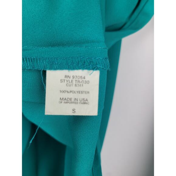 Three Eighty Two Revolve Women's Kiera Peasant Tunic Long Sleeve Teal Size S - Picture 5 of 9